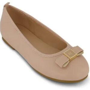 🔸️NWT Nautica Cliona Beige Bow Adorned Ballet Flat Shoes Size 8.5